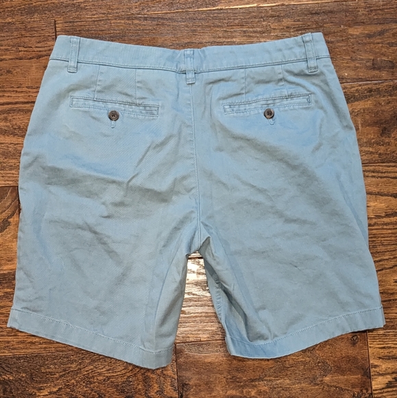 Hawker Rye Flat Front Shorts in Pale Blue - Picture 6 of 7